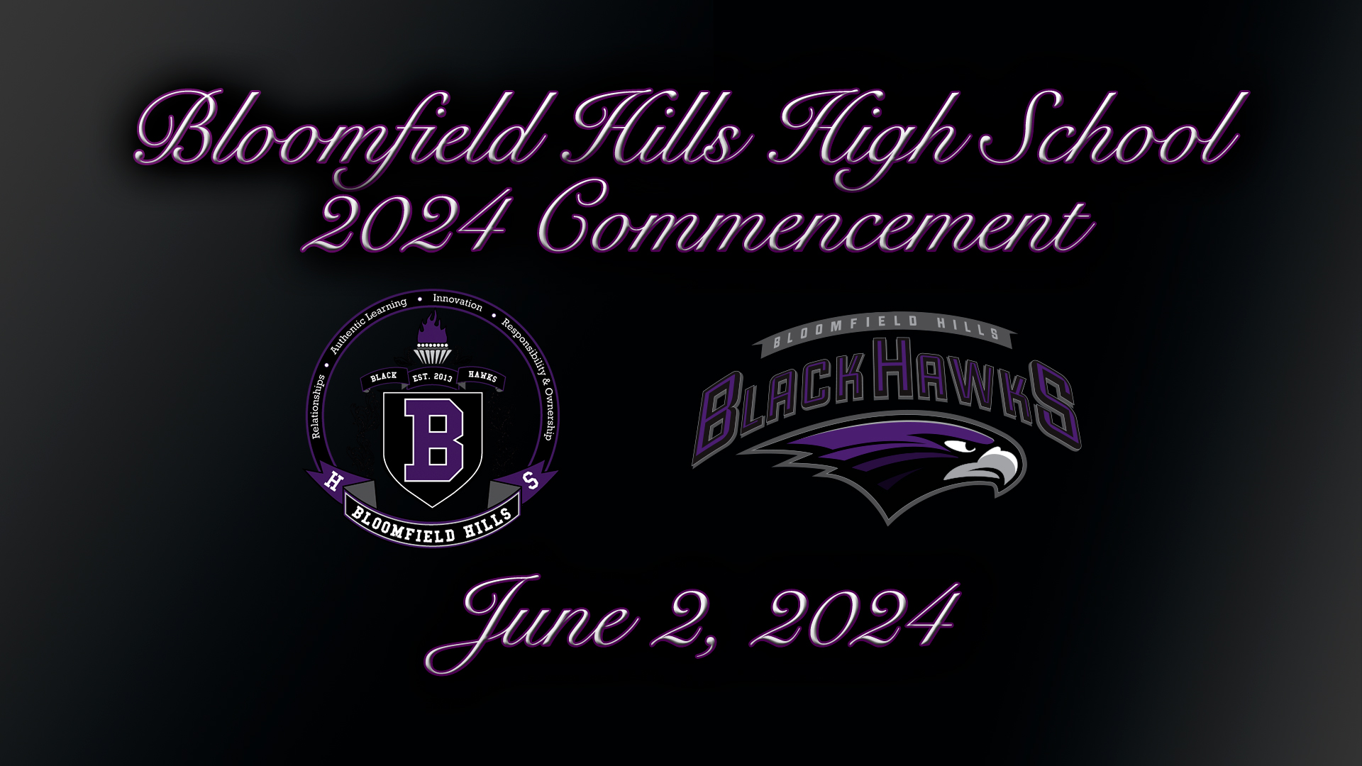Bloomfield Hills High School 2024 Commencement